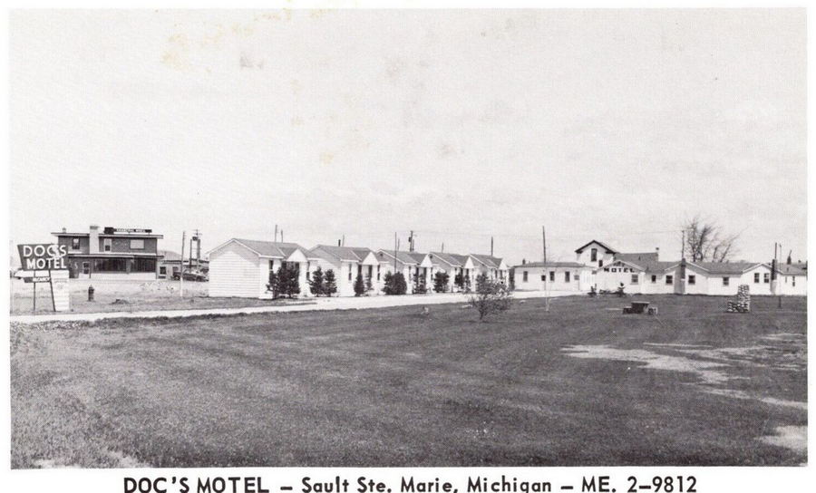 Docs Motel - Vintage Postcard (newer photo)